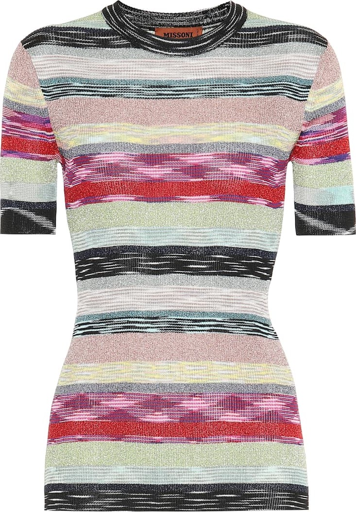 Missoni Striped metallic top
