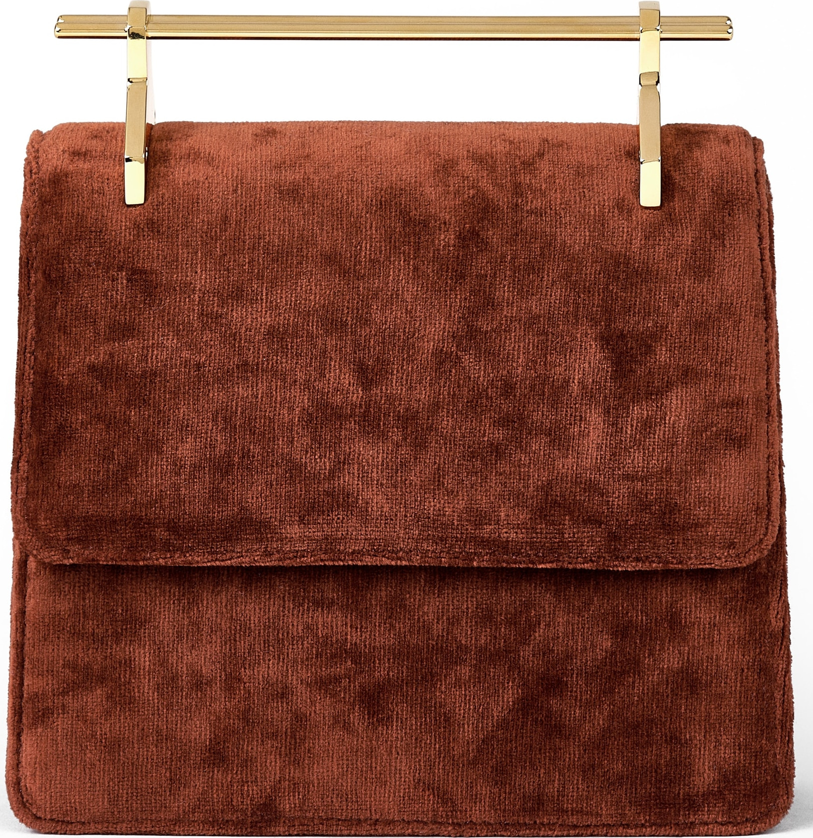 M2Malletier Mini La Collectionneuse Velvet Crossbody Bag