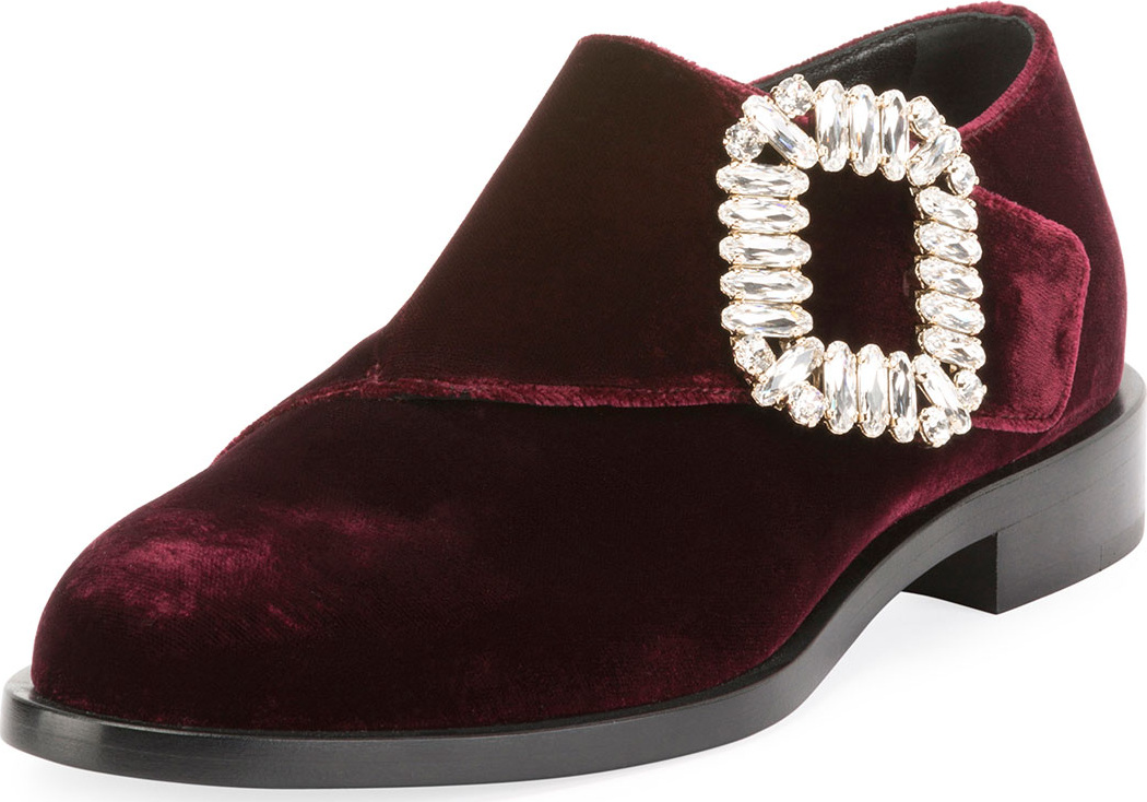 Roger Vivier Monk Strass Buckle Loafer