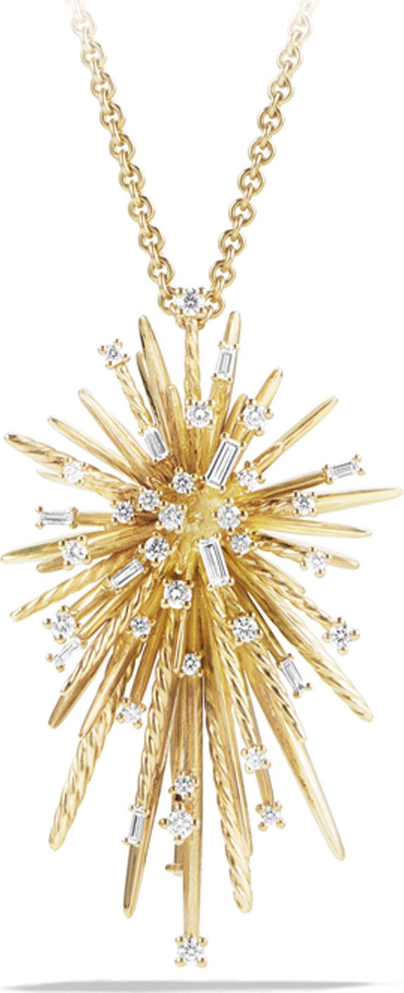 David Yurman Supernova Spray Pendant Necklace