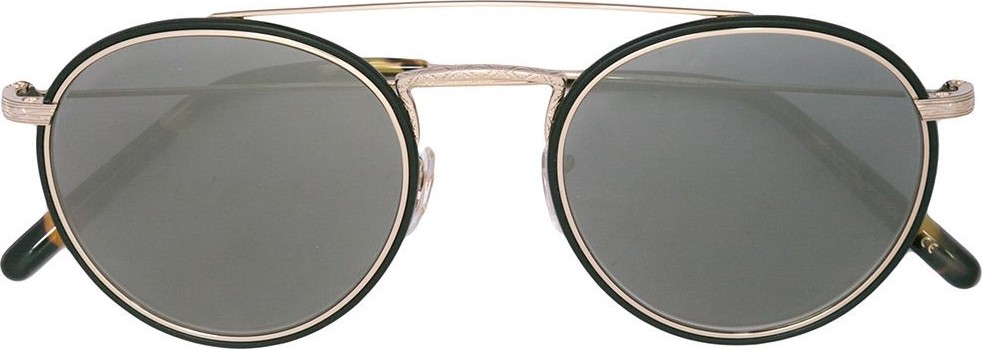Oliver Peoples round aviator sunglasses