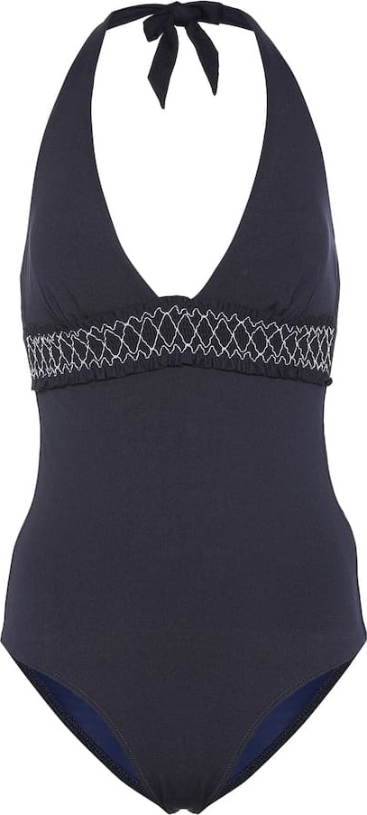 HEIDI KLEIN Anguilla smocked swimsuit