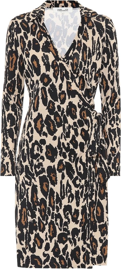 DIANE von FURSTENBERG Jeanne Two leopard-print silk dress