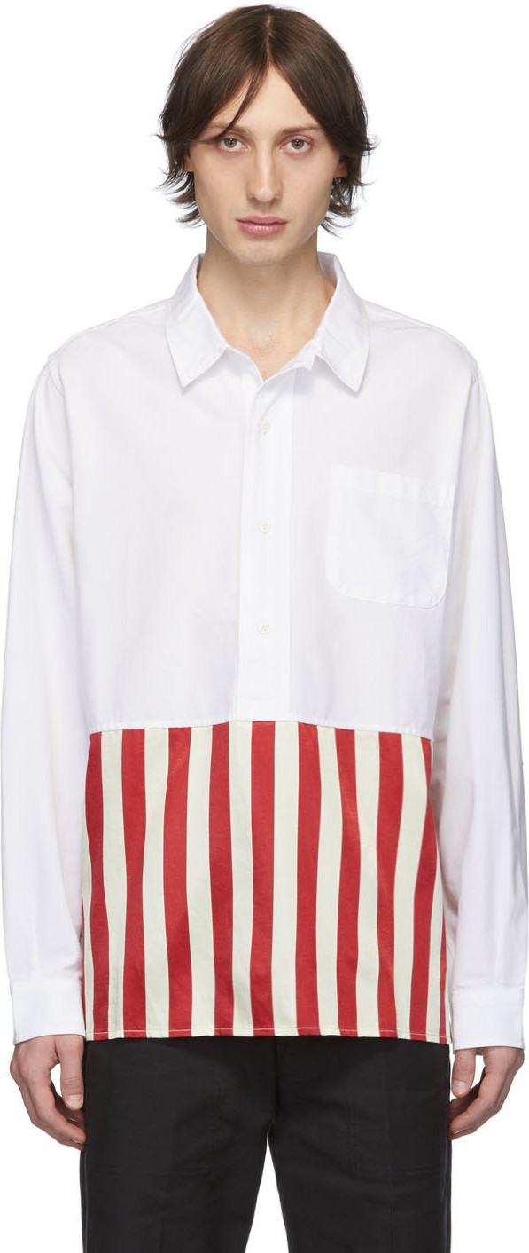 Visvim Red Stripe Talbot P.O. Shirt