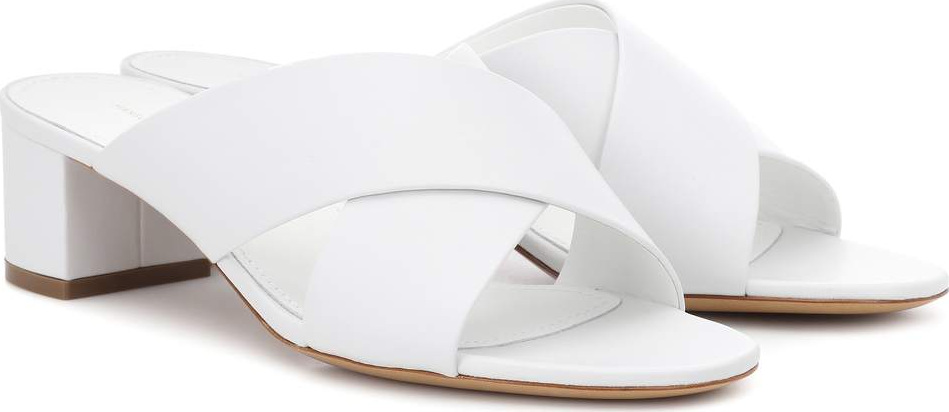 Mansur Gavriel 40mm Crossover leather sandals