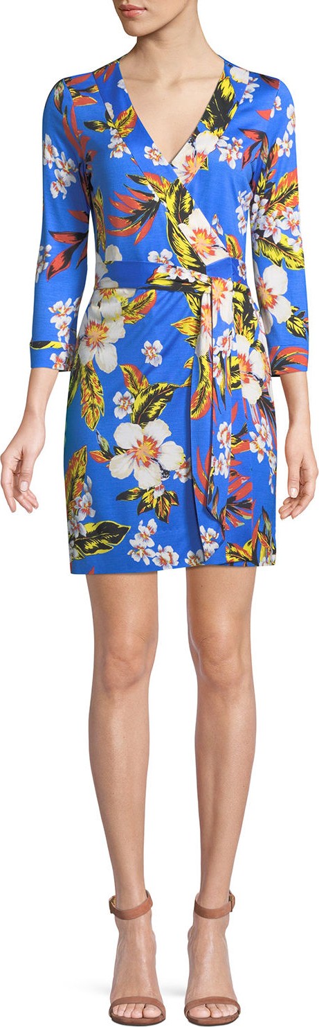 DIANE von FURSTENBERG New Julian Mini Wrap Dress
