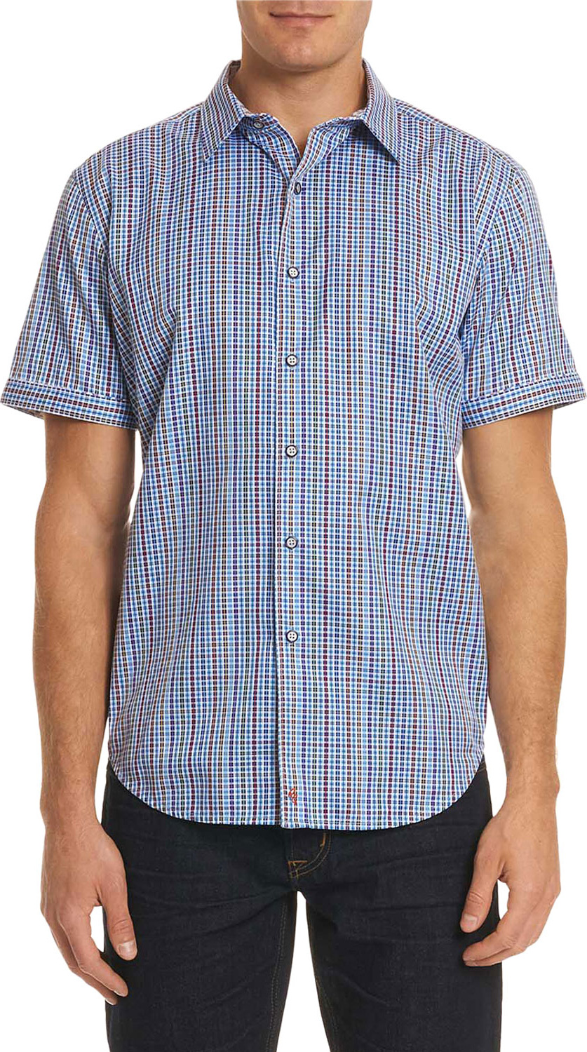 Robert Graham Men's Palma Classic Fit Short-Sleeve Gingham Sport Shirt
