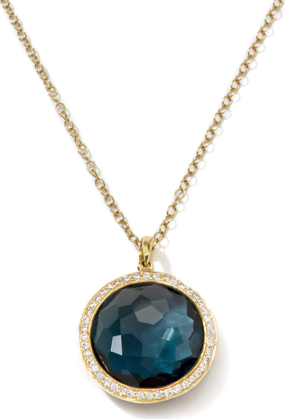 IPPOLITA 18K Gold Rock Candy Lollipop Necklace with Diamonds