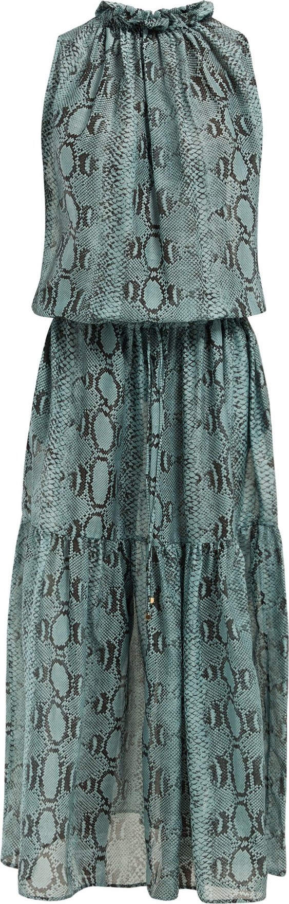 Stella McCartney Timeless snake-print cotton-blend dress