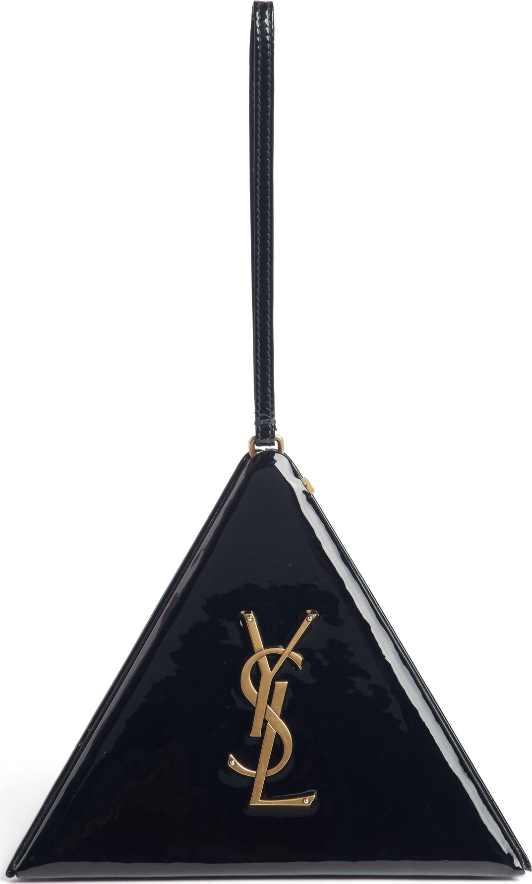 Saint Laurent Pyramid Patent Minaudière