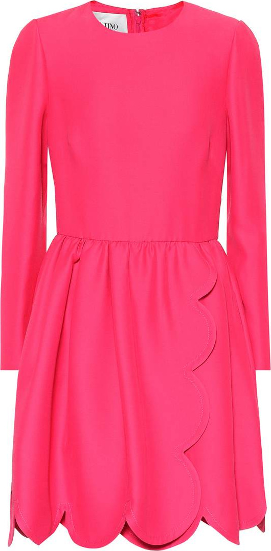 Valentino Silk and wool cady minidress