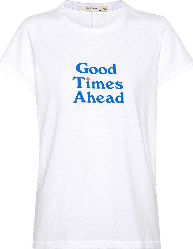 Rag & Bone Printed cotton T-shirt