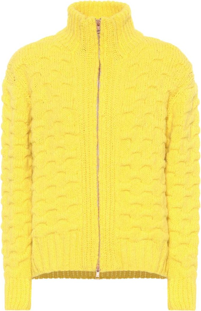See By Chloé Zip-front alpaca-blend sweater