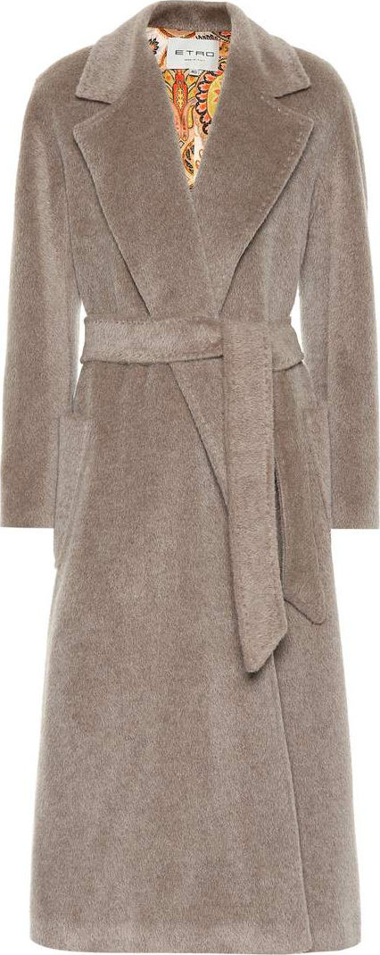 Etro Wool and mohair-blend coat