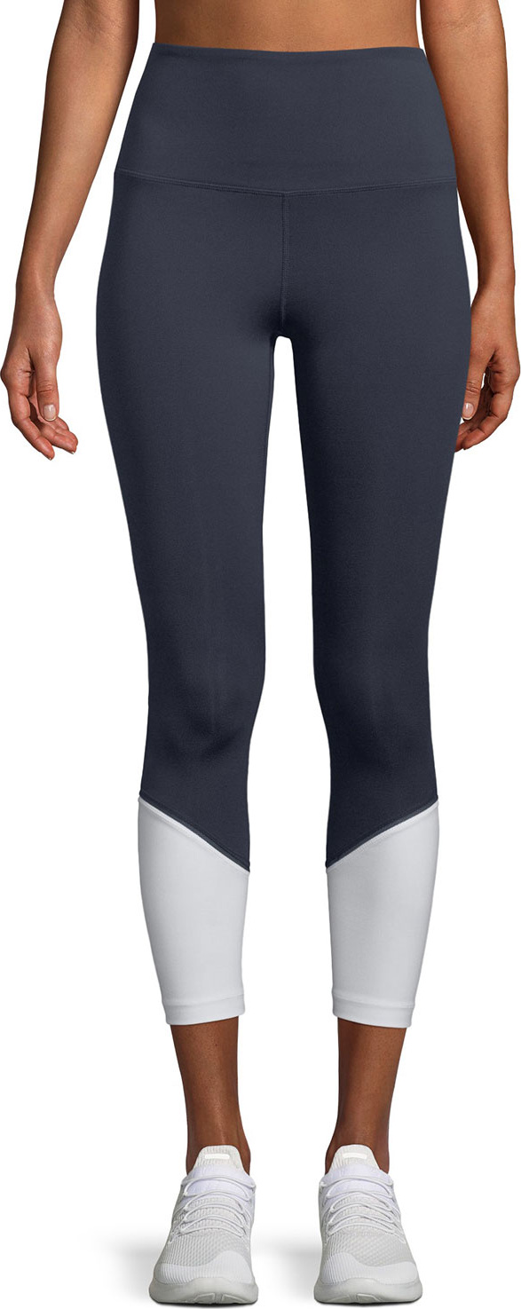 Kate Spade New York high-rise colorblock cropped leggings