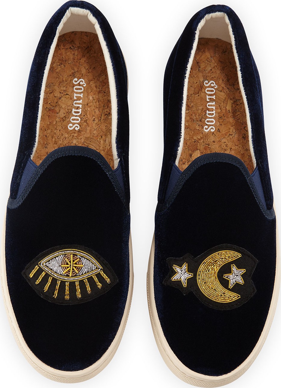 Soludos Celestial Velvet Slip-On Sneakers