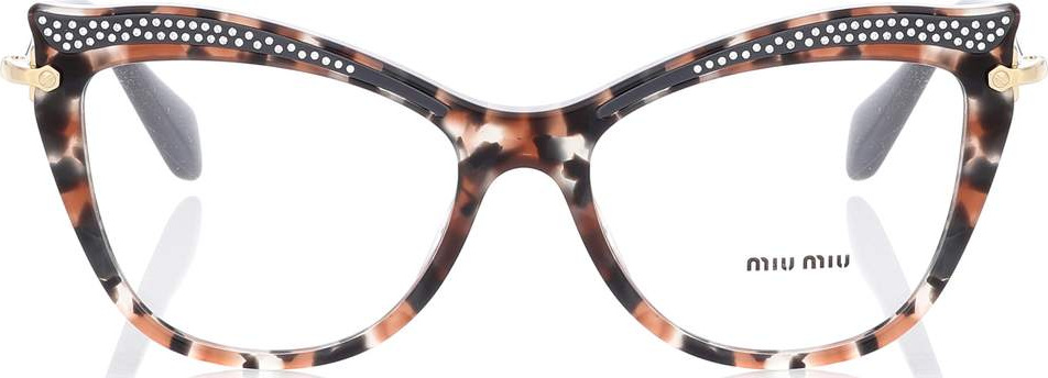 Miu Miu Embellished cat-eye glasses