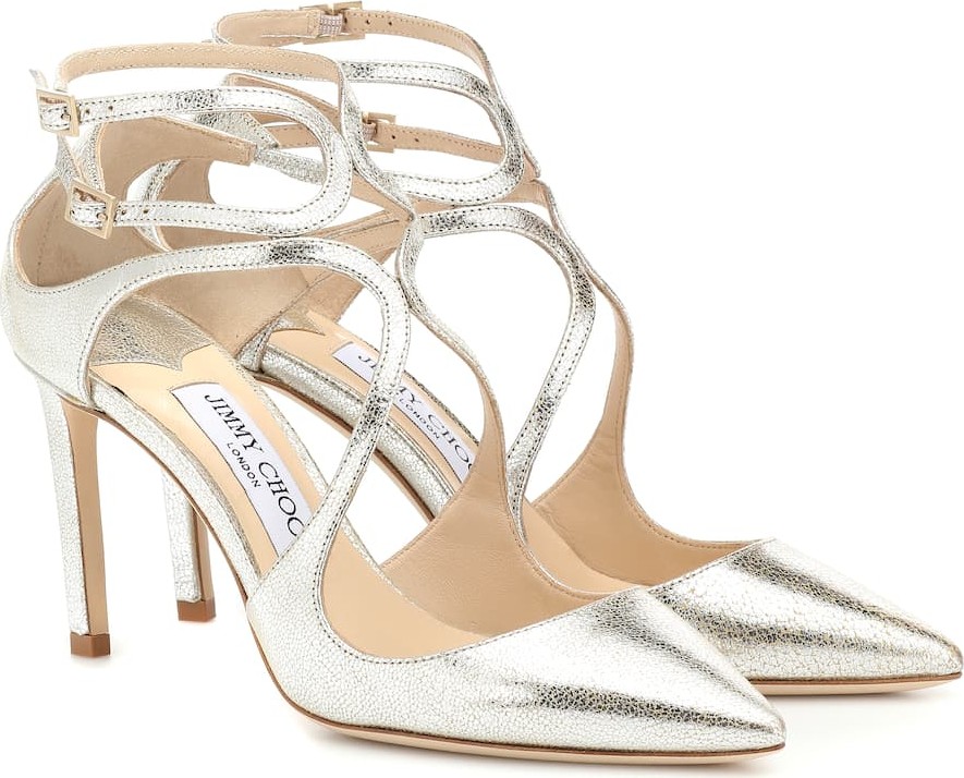 Jimmy Choo Lancer 85 leather pumps