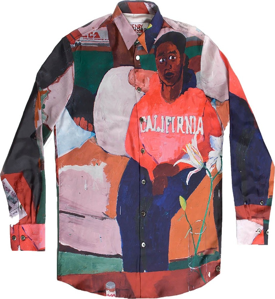 Etudes Etudes x Henry Taylor Silk Portrait Shirt