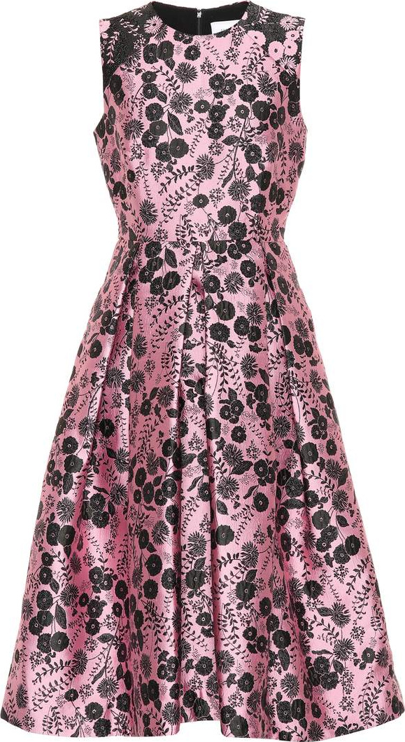 Erdem Indra floral brocade dress