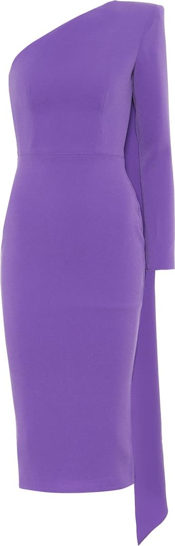 Alex Perry Exclusive to Mytheresa – One-shoulder crêpe midi dress