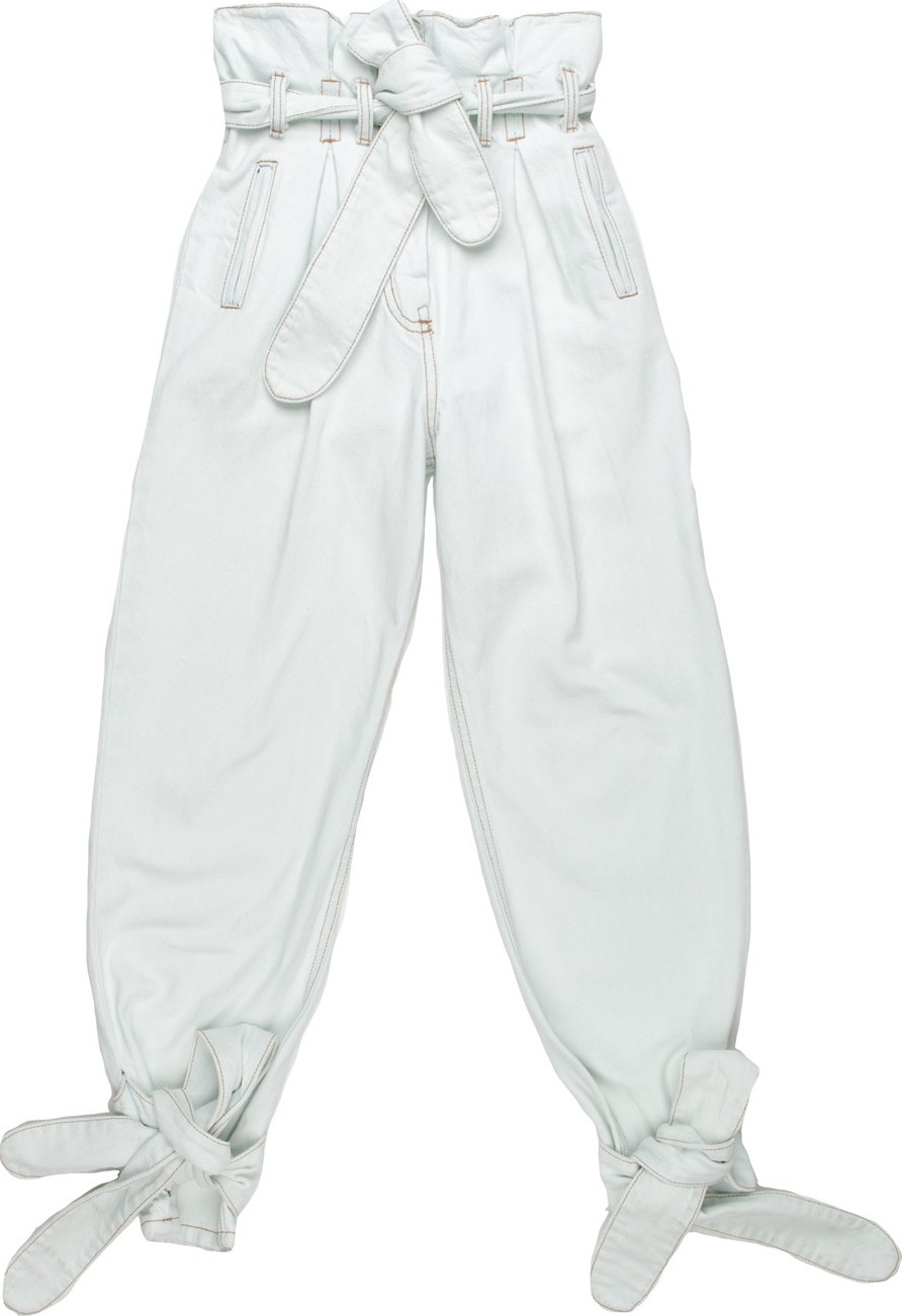 RE/DONE Re/Done x Attico Pleated 80's High Rise Denim Pants