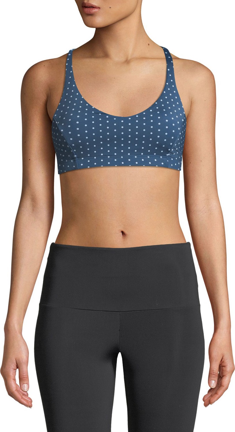 ONZIE Pyramid Strappy Dotted Low-Impact Sports Bra ONZIE Pyramid Strappy Dotted Low-Impact Sports Bra