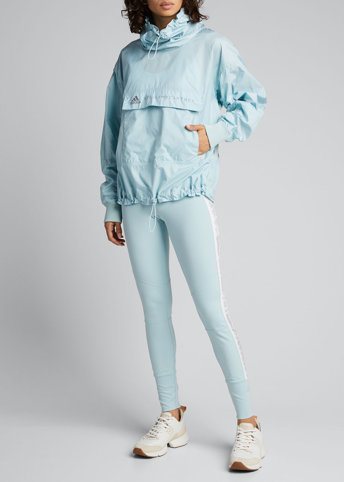 Adidas By Stella McCartney Tech Pullover Jacket with Cutouts