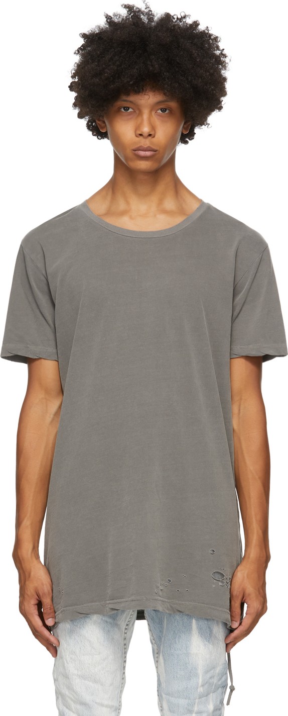 Ksubi Grey Sioux T-Shirt