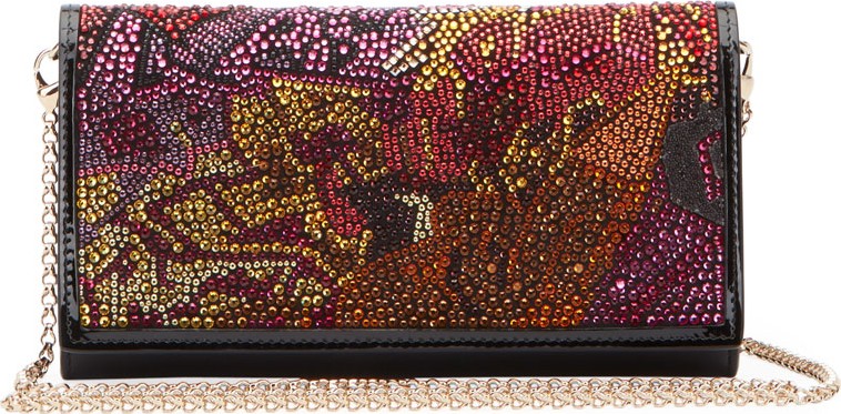 Christian Louboutin Boudoir Strass Chain Wallet Crossbody Bag Christian Louboutin Boudoir Strass Chain Wallet Crossbody Bag