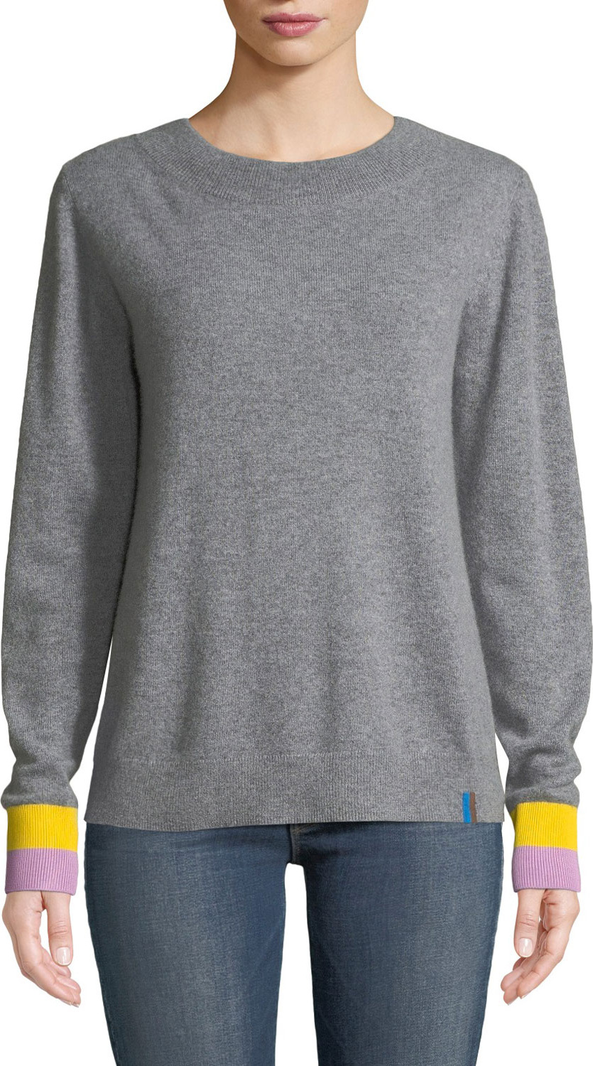 Kule The Moore Cashmere Crewneck Pullover Sweater