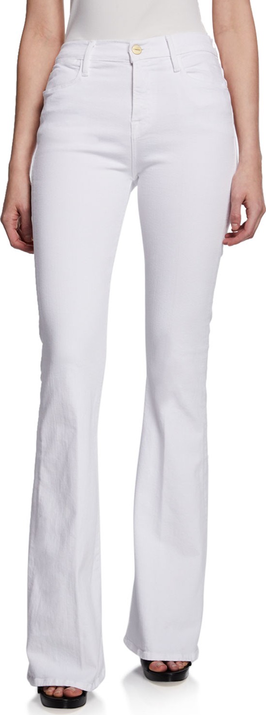FRAME DENIM Le High Flare High-Rise Skinny Jeans
