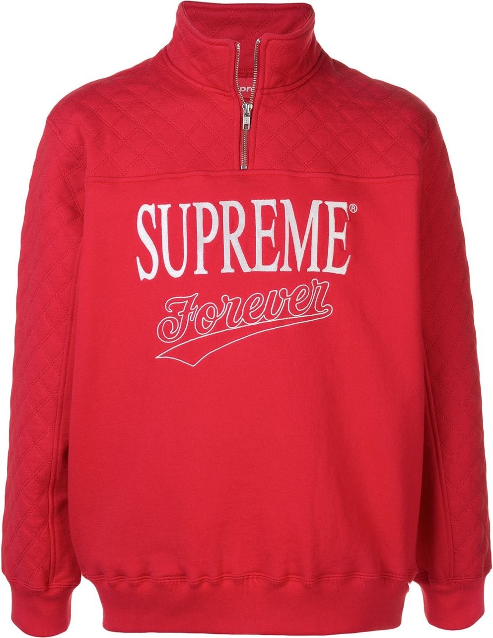 Supreme Forever half zip sweatshirt