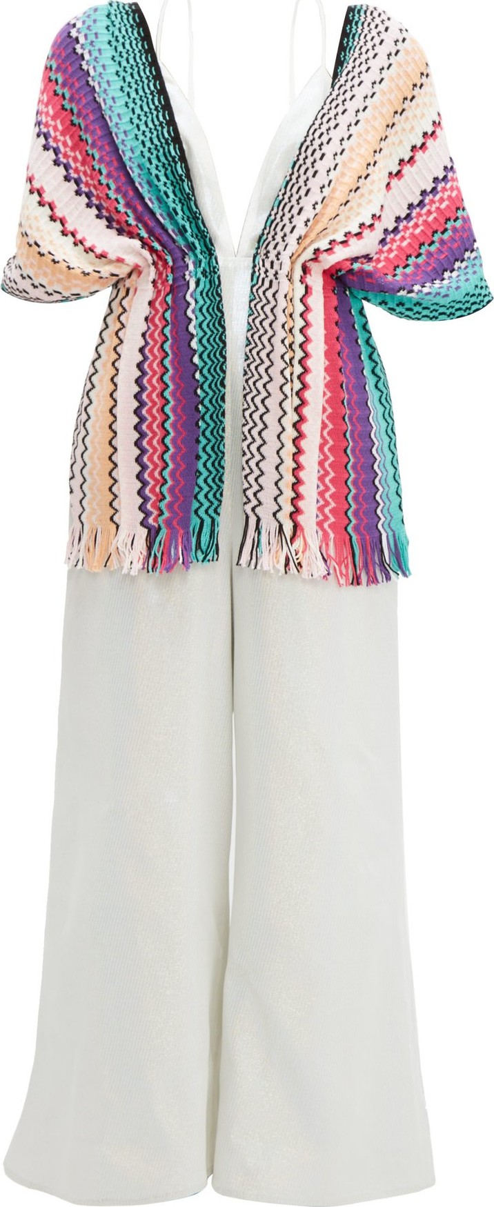 M Missoni Vintage lamé scarf jumpsuit