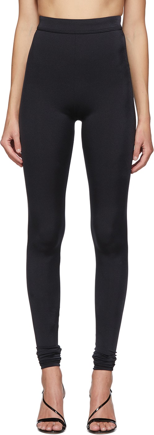 Balmain Black High-Waisted Leggings