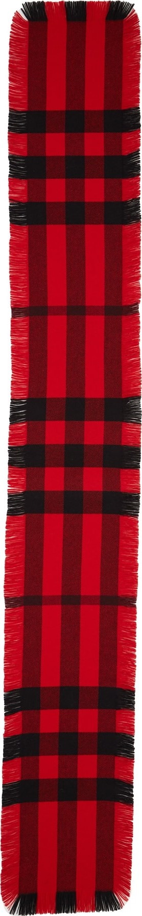 Burberry London England Mega Fashion Fringe Wool Scarf