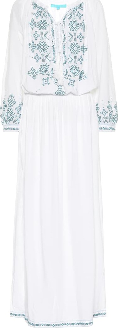 Melissa Odabash Sienna embroidered maxi dress