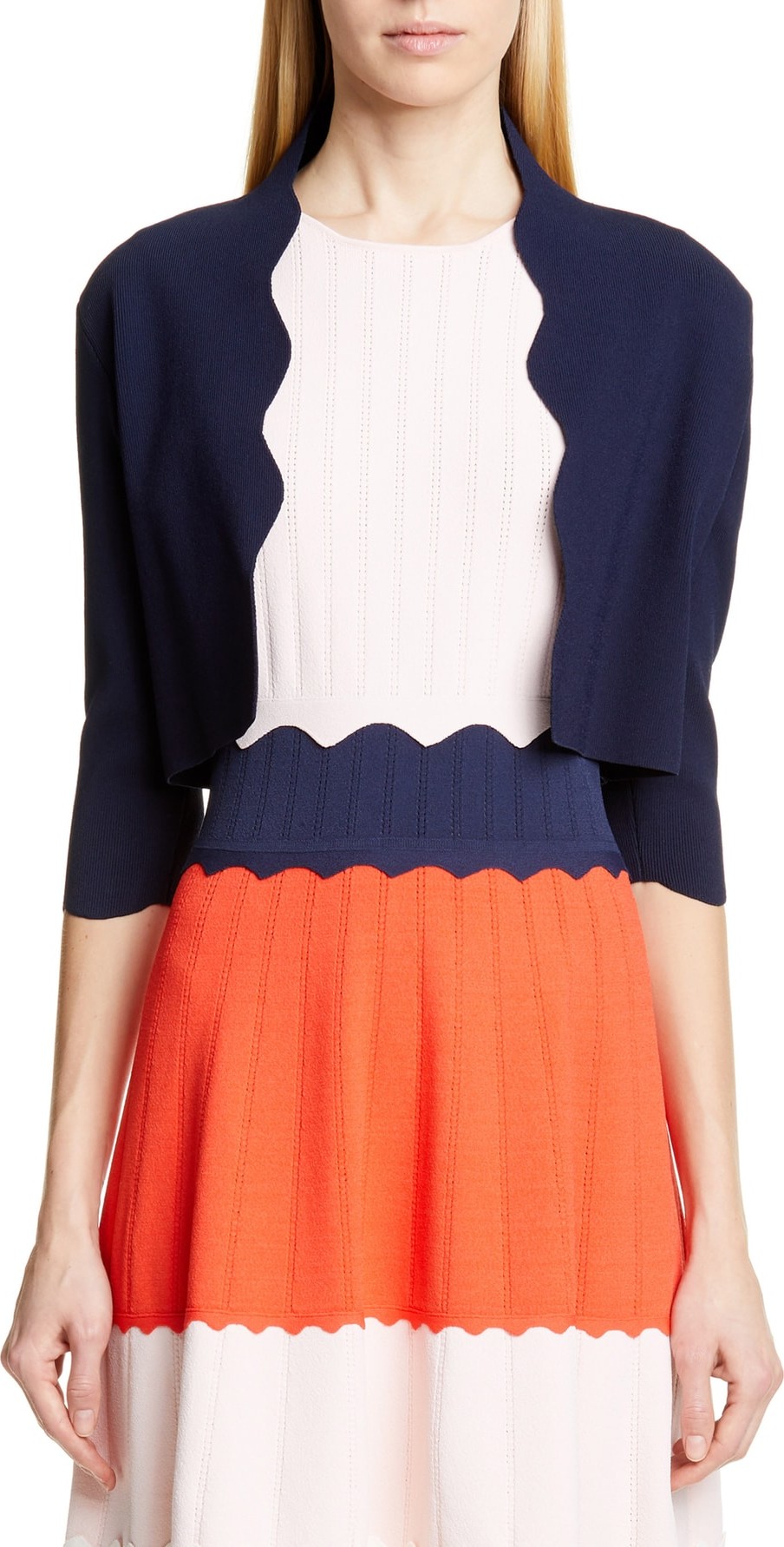 Lela Rose Scallop Trim Bolero