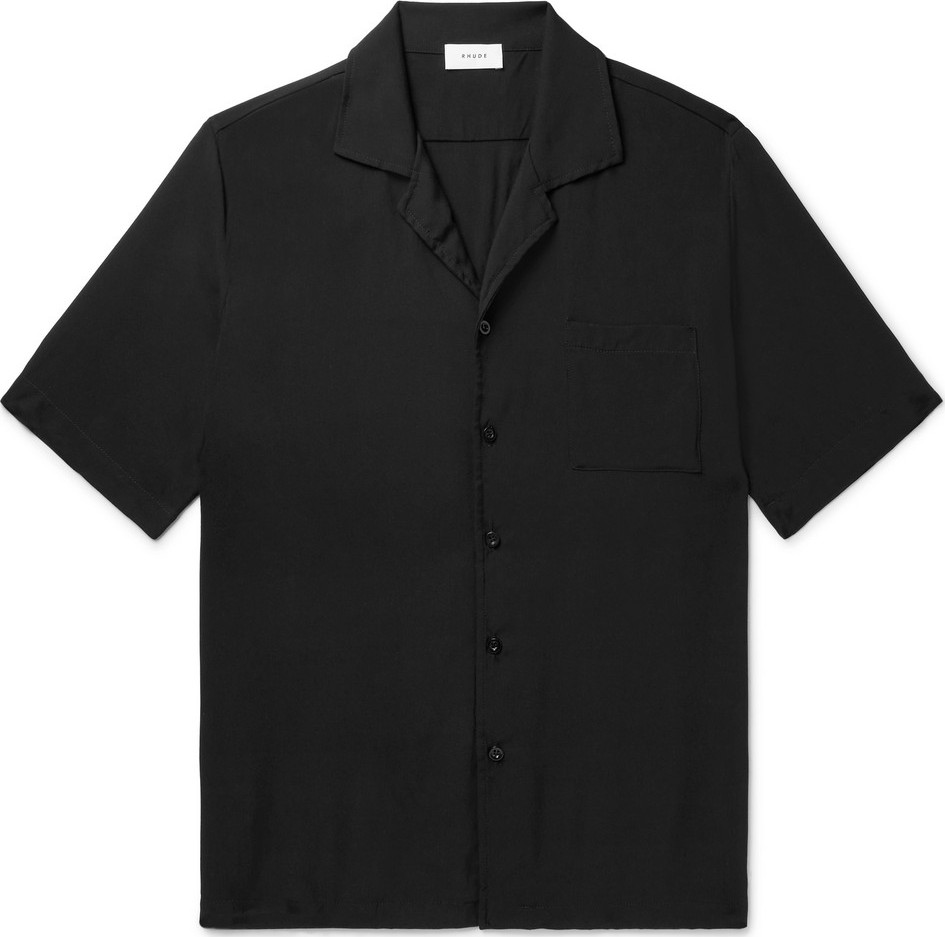 RHUDE Camp-Collar Printed Woven Shirt