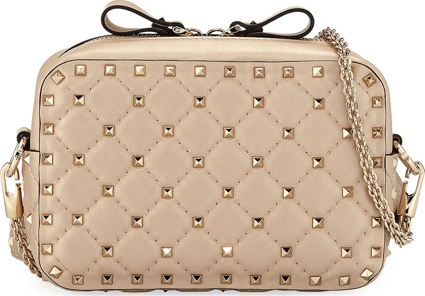 Valentino Rockstud Spike Camera Crossbody Bag