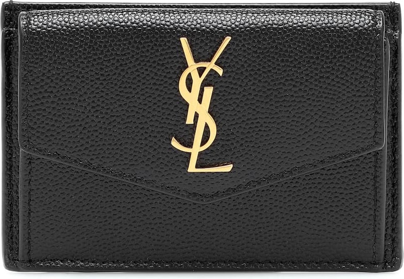 Saint Laurent Uptown leather card case