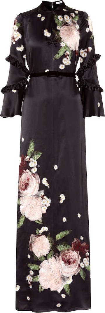 Erdem Linden printed silk dress