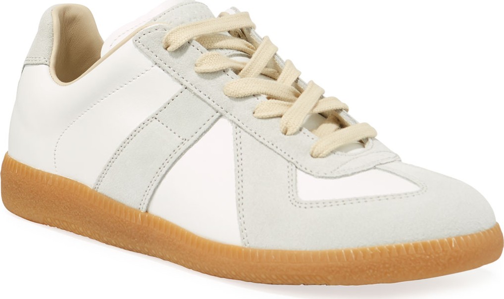 Maison Margiela Retro Fit Lace-Up Sneakers