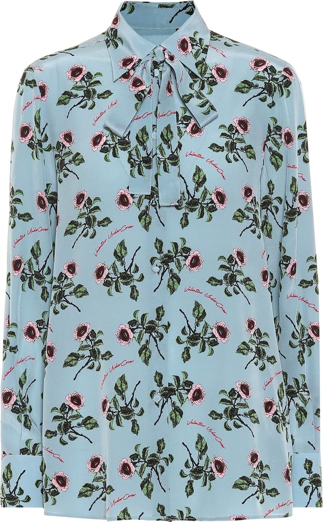 Valentino x UNDERCOVER floral silk shirt