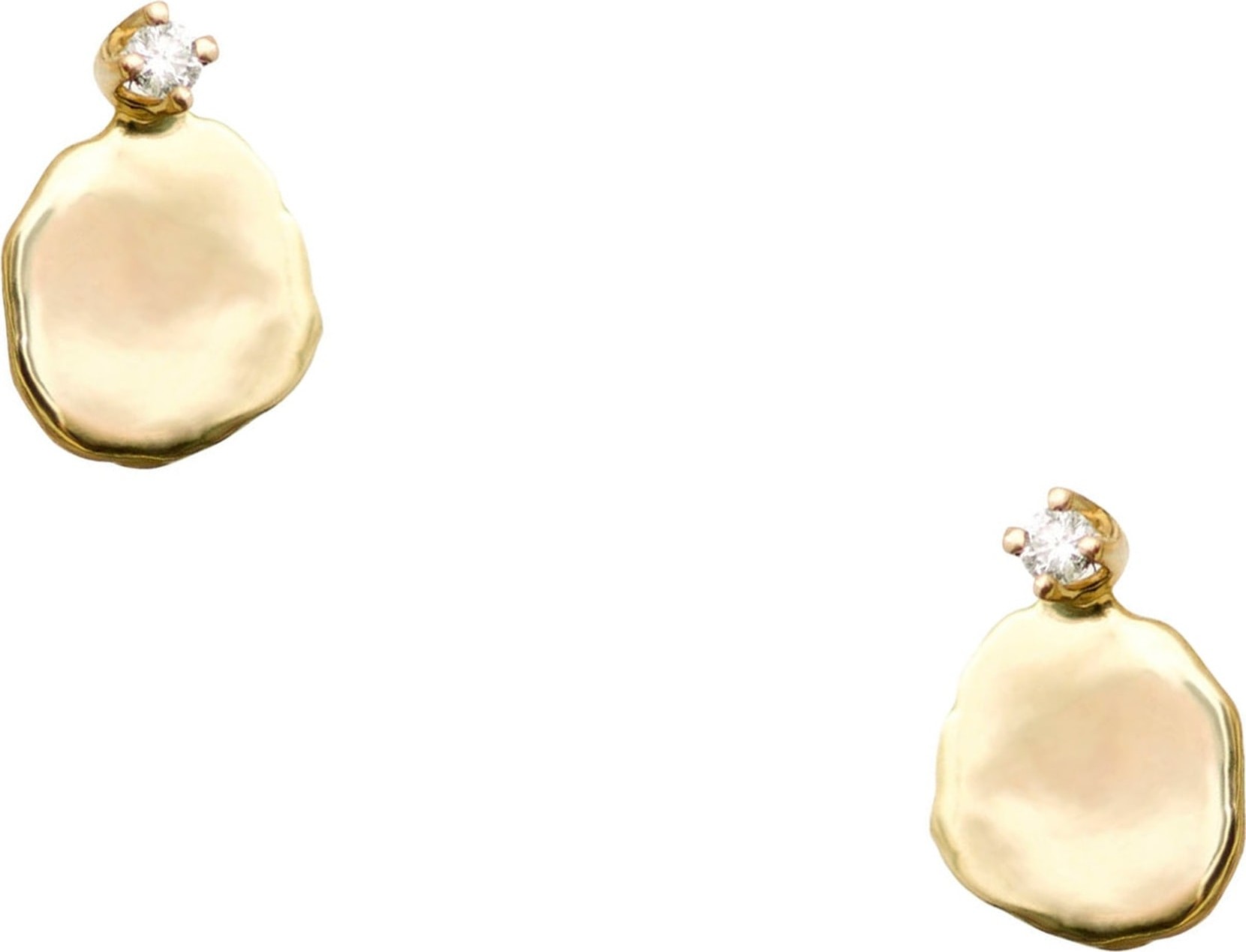 Wwake Medium Disc Stud Earrings