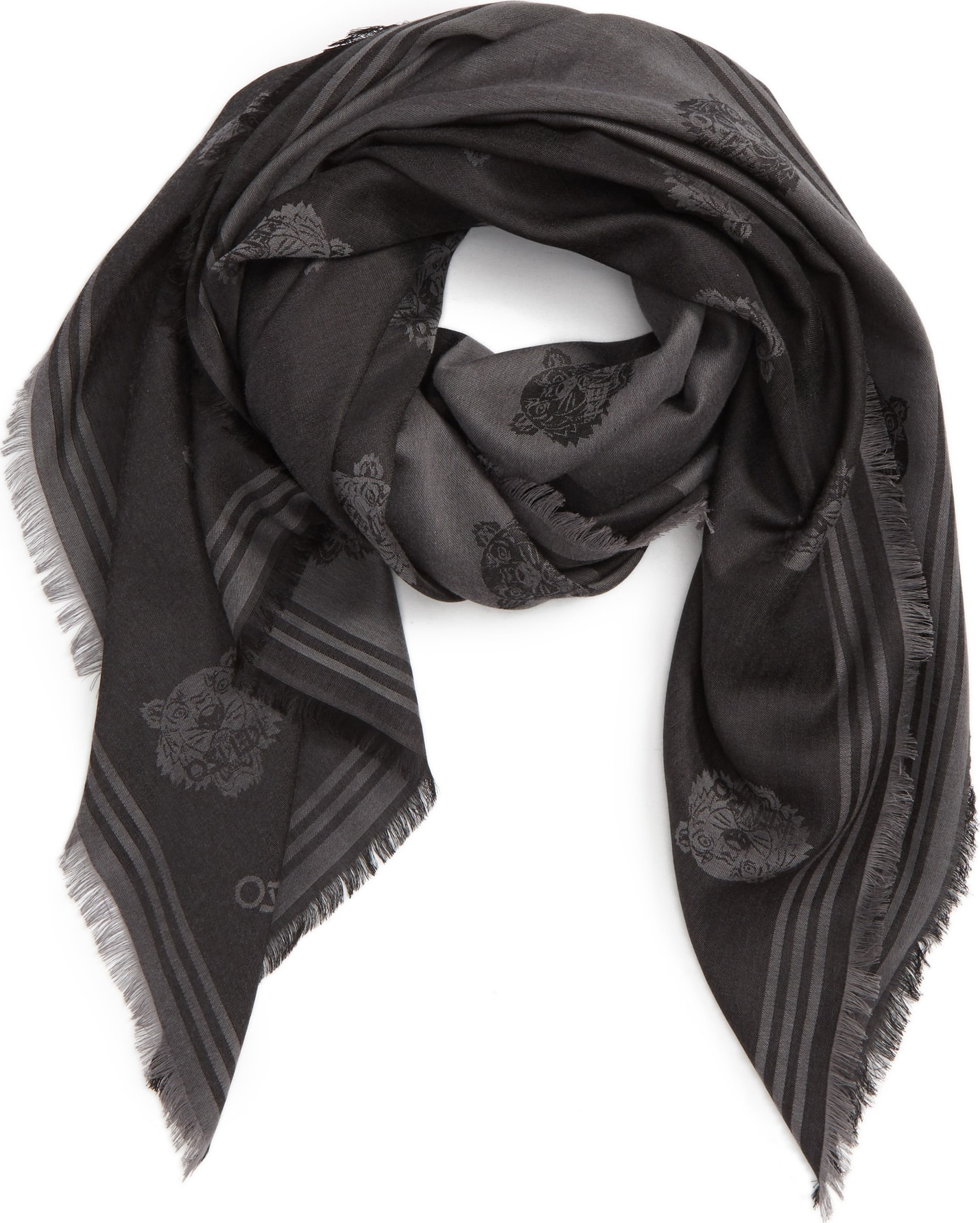 KENZO Tiger Heads Scarf