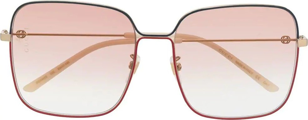 Gucci oversized gradient sunglasses