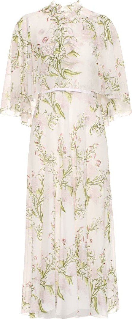 Giambattista Valli Floral silk dress