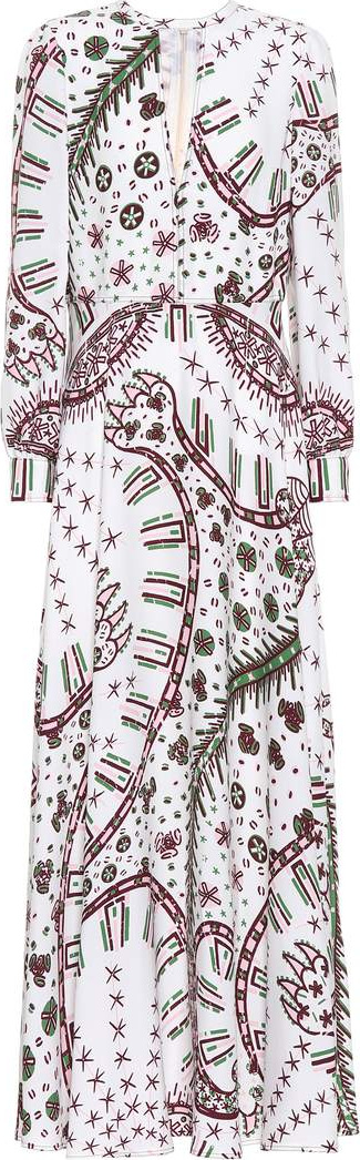 Valentino Zandra Leopard cady gown