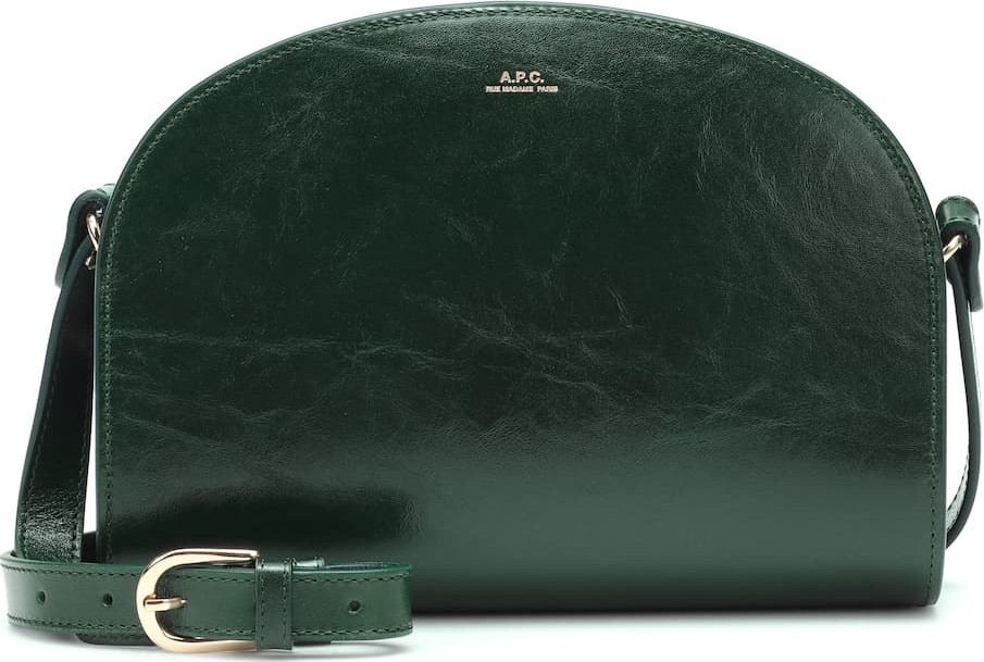 A.P.C. Demi-Lune leather shoulder bag